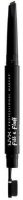NYX Professional Makeup Fill & Fluff Eyebrow Pomade Pencil Tužka na obočí - odstín Brunette 0.2 g