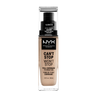 Nyx Professional Makeup Can't Stop Won't Stop 24 Hour Foundation Vysoce krycí make-up - 02 Alabaster 30 ml