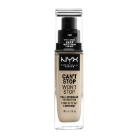 NYX Professional Makeup Can't Stop Won't Stop 24 hour Foundation Vysoce krycí make-up - 1.5 Fair 30 ml