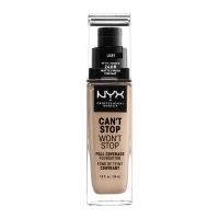 Nyx Professional Makeup Can't Stop Won't Stop 24 hour Foundation Vysoce krycí make-up - 05 Light 30 ml