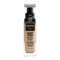 Nyx Professional Makeup Can't Stop Won't Stop 24 hour Foundation Vysoce krycí make-up - 07 Natural 30 ml