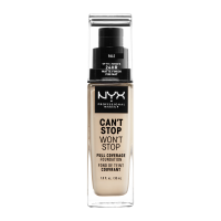 NYX Professional Makeup Can't Stop Won't Stop 24 hour Foundation Vysoce krycí make-up - 01 Pale 30 ml