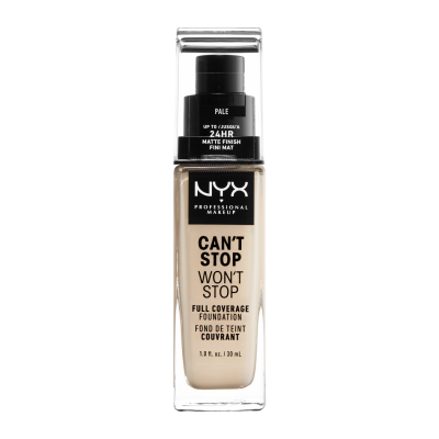 NYX Professional Makeup Can't Stop Won't Stop 24 hour Foundation Vysoce krycí make-up - 01 Pale 30 ml