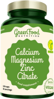 GreenFood Nutrition Calcium Magnesium Zinc Citrate 120 kapslí GreenFood Nutrition Calcium Magnesium Zinc Citrate 120 kapslí