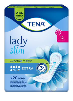 Tena Lady Slim Extra inkontinenční vložky 20 ks Tena Lady Slim Extra inkontinenční vložky 20 ks
