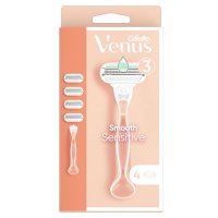 Gillette Venus Venus Smooth Sensitive Holicí strojek + 4 holicí hlavice