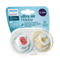 Philips AVENT Šidítko Ultra air neutral 0-6 měsíců 2 ks