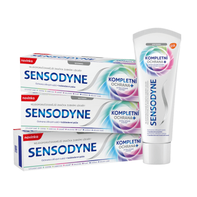 Sensodyne Zubní pasta Kompletní ochrana Whitening 3 x 75 ml