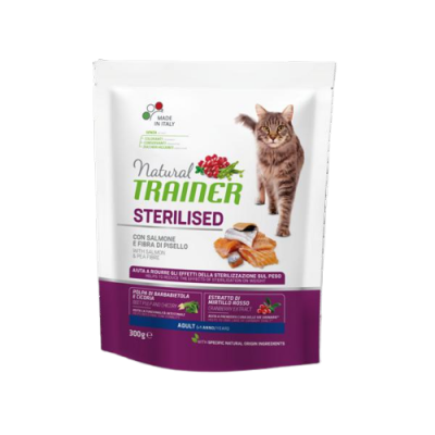 Trainer Natural Cat STERIL.losos 300 g