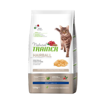 Trainer Natural Cat HAIRBALL kureci 1.5 kg