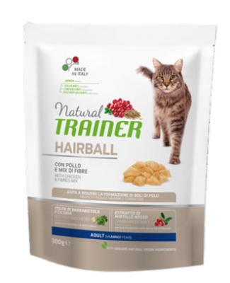 Trainer Natural Cat HAIRBALL kureci 300 g