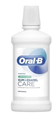 Oral-B Gum & Enamel Care Fresh Mint ústní voda bez alkoholu 500 ml