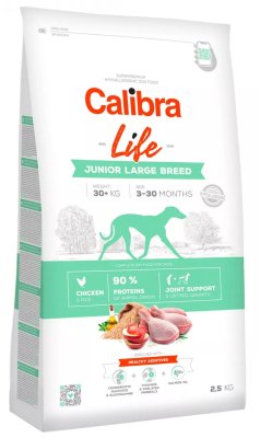 Calibra Granule pro mladé psy velkých plemen - kuřecí 2,5kg 2.5 kg