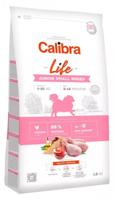 Calibra Granule pro pro mladé psy malých plemen - kuřecí maso 1,5kg 1.5 kg