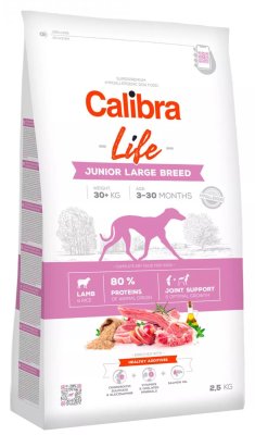 Calibra Granule pro mladé psy velkých plemen - jehněčí 2,5kg 2.5 kg