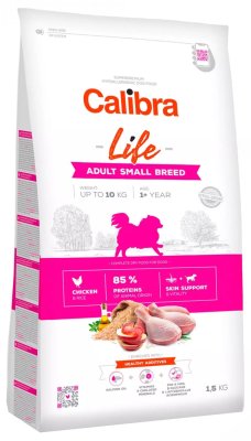 Calibra Granule pro dospělé psy malých plemen - kuřecí 1,5kg 1.5 kg