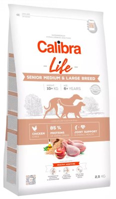 Calibra Granule pro starší psy středních a velkých plemen - kuřecí 2,5kg 2.5 kg