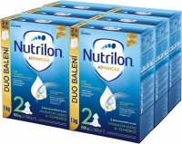 Nutrilon Advanced 2 pokračovací kojenecká mléka 6 x 1000 g