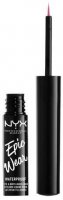 NYX Professional Makeup Epic Wear Metallic Liquid Liner - dlouhotrvající gelové oční linky, 08 Fuchsia Metal 3.5 ml
