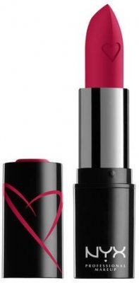 NYX Professional Makeup Shout Loud Satin Lipstick krémová hydratační rtěnka - Cherry Charm 3.5 g