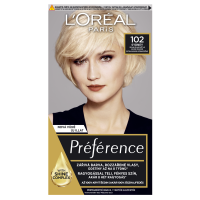 L'Oréal Paris Barva na vlasy Féria Préférence Odstín: 102 Velmi velmi světlá blond duhová