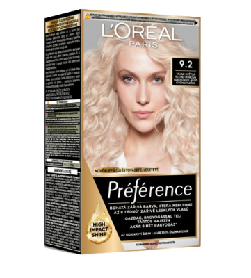 L'Oréal Paris Barva na vlasy Féria Préférence Odstín: 92 Iridescent Blonde