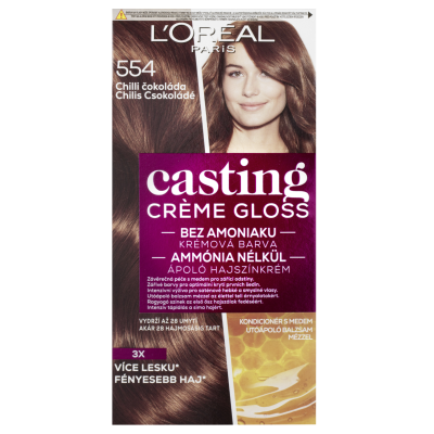 L'Oréal Paris Barva na vlasy Casting Crème Gloss Odstín: 554 Chilli čokoláda