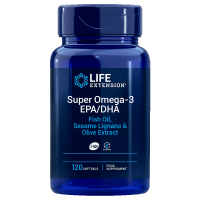 Life Extension Super Omega-3 EPA/DHA with Sesame Lignans & Olive Extract 120 ks