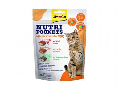 Gimcat Nutri Pockets Malt & Vitamin Mix 150 g