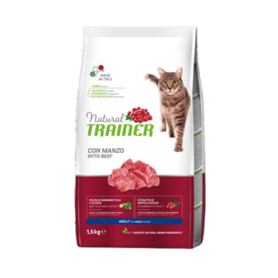 Trainer Natural Cat Adult hovezi 1.5 kg