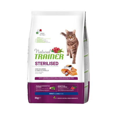 Trainer Natural Cat STERIL.losos 3 kg