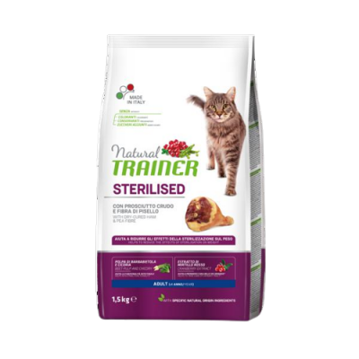 Trainer Natural Cat STERIL.susena sunka 1.5 kg