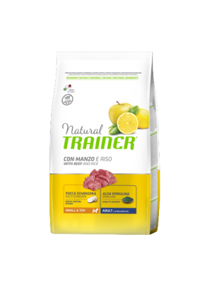 Trainer Natural Small&Toy Ad. Hovezi a ryze 2 kg