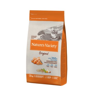 Nature's Variety Original cat sterilized s lososem 1.25 kg