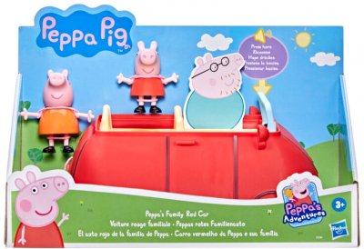Hasbro Prasátko Peppa Rodinné červené auto 1 ks