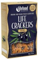 Lifefood Life Crackers BIO RAW Olivové 90 g