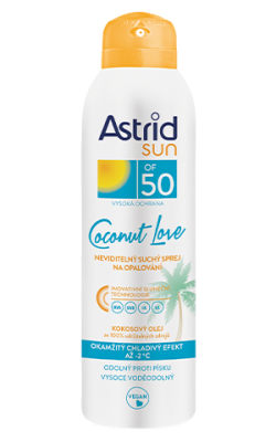 Astrid Sun Neviditelný sprej na opalování OF 50, 150 ml
