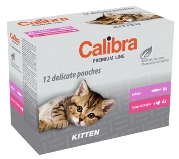 Calibra Cat kapsa Premium Kitten multipack 12 x 100 g