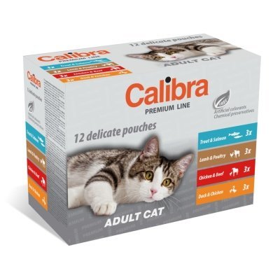 Calibra Cat kapsa Premium Adult multipack 12 x 100 g