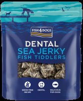 Fish4Dogs Dentální pamlsky pro psy mořská ryba - rybičky 115 g Fish4Dogs Dentální pamlsky pro psy mořská ryba - rybičky 115 g