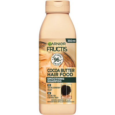 Garnier Uhlazující šampon pro nepoddajné vlasy Hair Food Cocoa Butter 350 ml