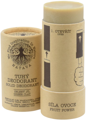 Natava Tuhý deodorant Síla ovoce 60 g Natava Tuhý deodorant Síla ovoce 60 g