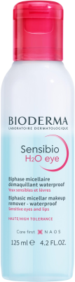 BIODERMA Sensibio H2O eye micelární odličovač 125 ml