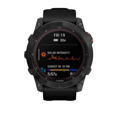 Garmin Fenix 7S PRO Solar, Gray/ Black Band