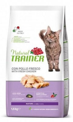 Trainer Natural Cat Mature kuřecí 1.5 kg