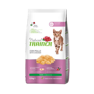 Trainer Natural Cat Young kuřecí 1.5 kg