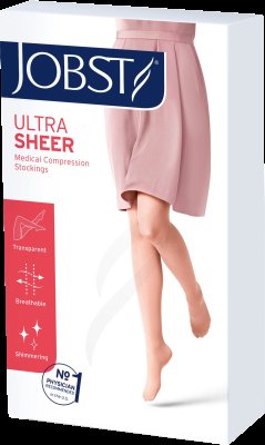 Jobst Ultra Sheer 1 - lýtkové punčochy bez špice - kratší délka - karamelové - velikost III Jobst Ultra Sheer 1 - lýtkové punčochy bez špice - kratší délka - karamelové - velikost III