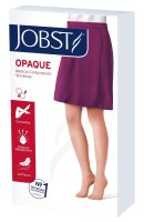 Jobst Opaque 1 - stehenní punčochy se silikonovým lemem bez špice - běžná délka - černé - velikost IV Jobst Opaque 1 - stehenní punčochy se silikonovým lemem bez špice - běžná délka - černé - velikost IV