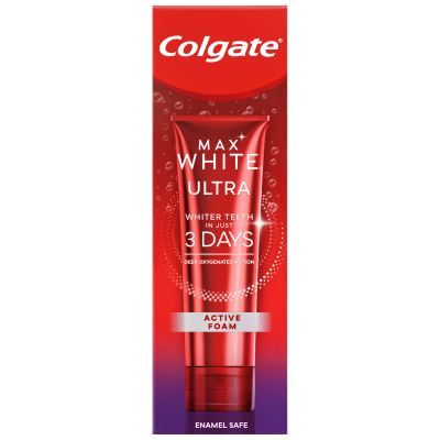 Colgate Max White Ultra Active Foam bělicí zubní pasta 50 ml