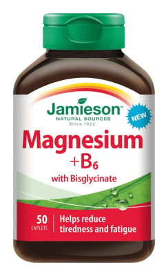 Jamieson Hořčík+vitamín B6 s bisglycinátem 50 tablet